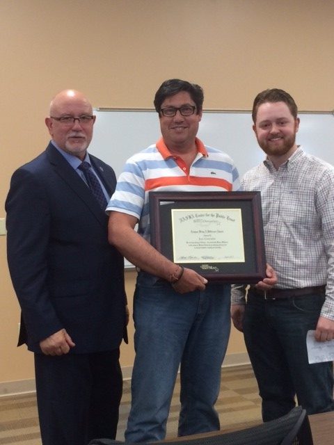 Gonzalez Receives Center for Public Trust Student Chapter Award