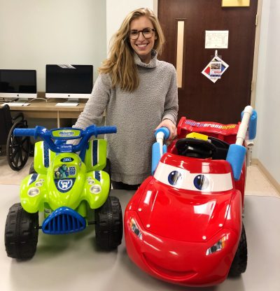 Belmont Occupational Therapy Students Create Ride-Along Cars for Local Children