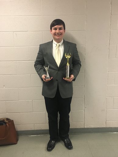 First-Year Honors Student Wins State Speech Competition