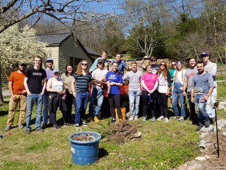 Environmental Science Students Participate in a Volunteer Service Event at Owl’s Hill Nature Sanctuary