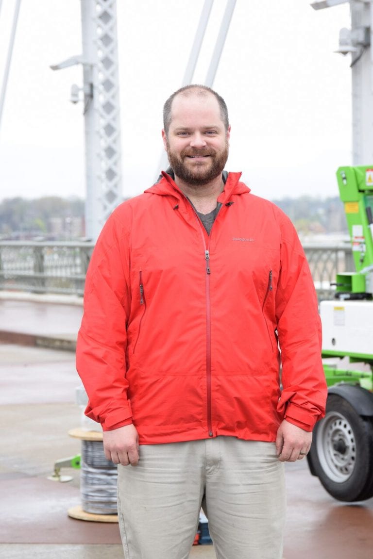 Alumnus Installs Interactive Musical Exhibit on Downtown Bridge