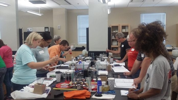 Chemistry Education Workshops for Middle, High School Teachers