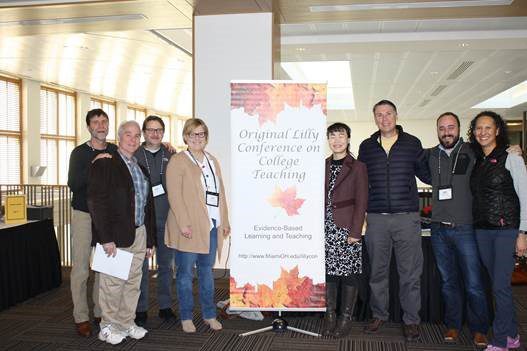 Faculty Members Attend, Present at 2018 Lilly Conference