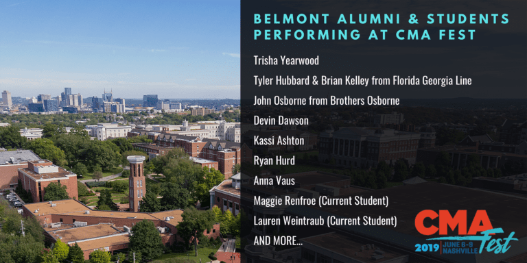 Belmont Students and Alumni Take the Stage at 2019 CMA Music Festival