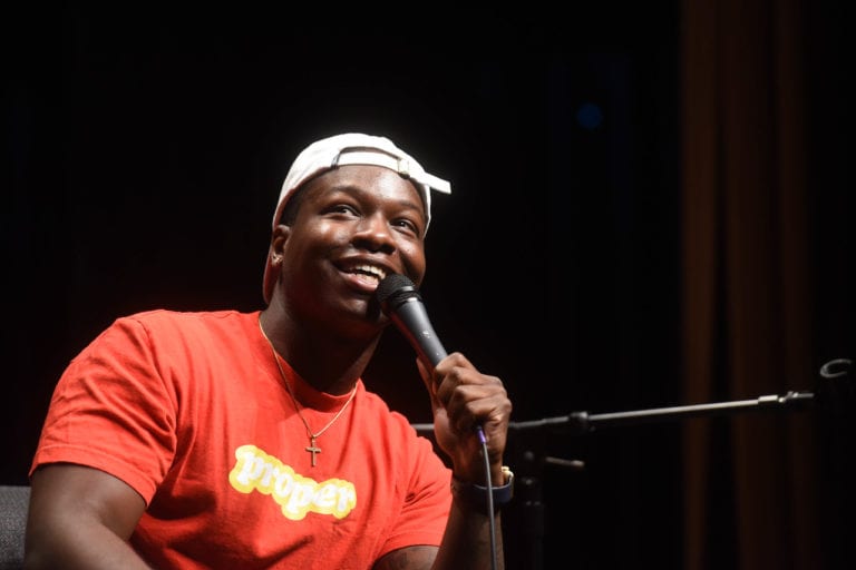 Alumnus Chris Lee Shares ‘Hamilton’ Experiences, Advice with Students