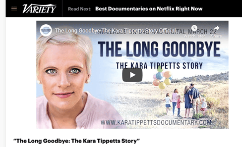 Alumni Film “The Long Goodbye” on Variety’s List of Best Netflix Documentaries