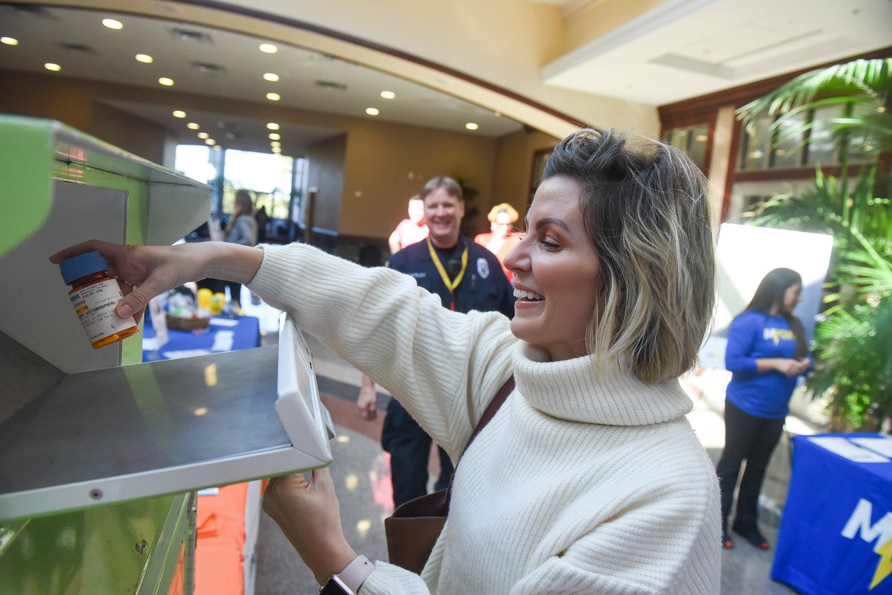 Belmont employee drops off expired medication