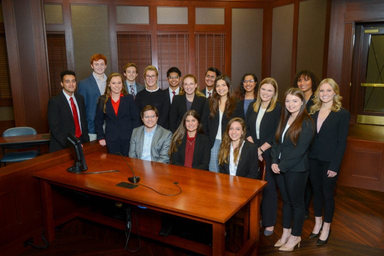 Belmont Mock Trial Places Third in Invitational Competition