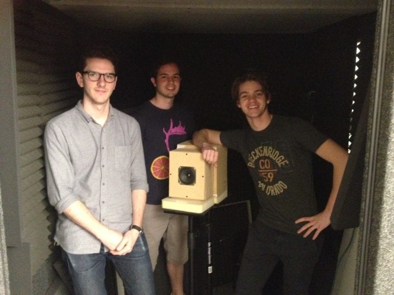 AET Students Build Speaker Cabinet for Physics Acoustics Lab Isolation Booth