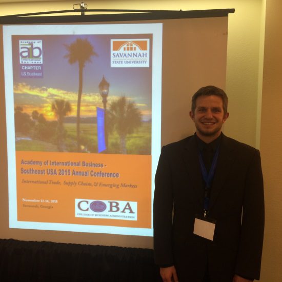 Business Alumnus Presents at International Business Conference