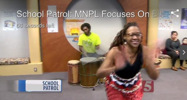 McClain Dances at Library for Black History Month