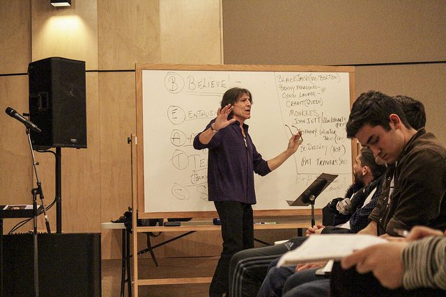 Gennaro Speaks with Belmont Students