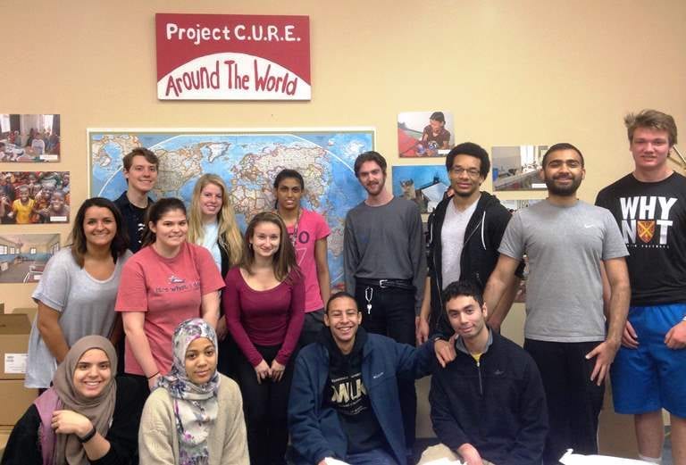 AED Club Volunteers at Project C.U.R.E.