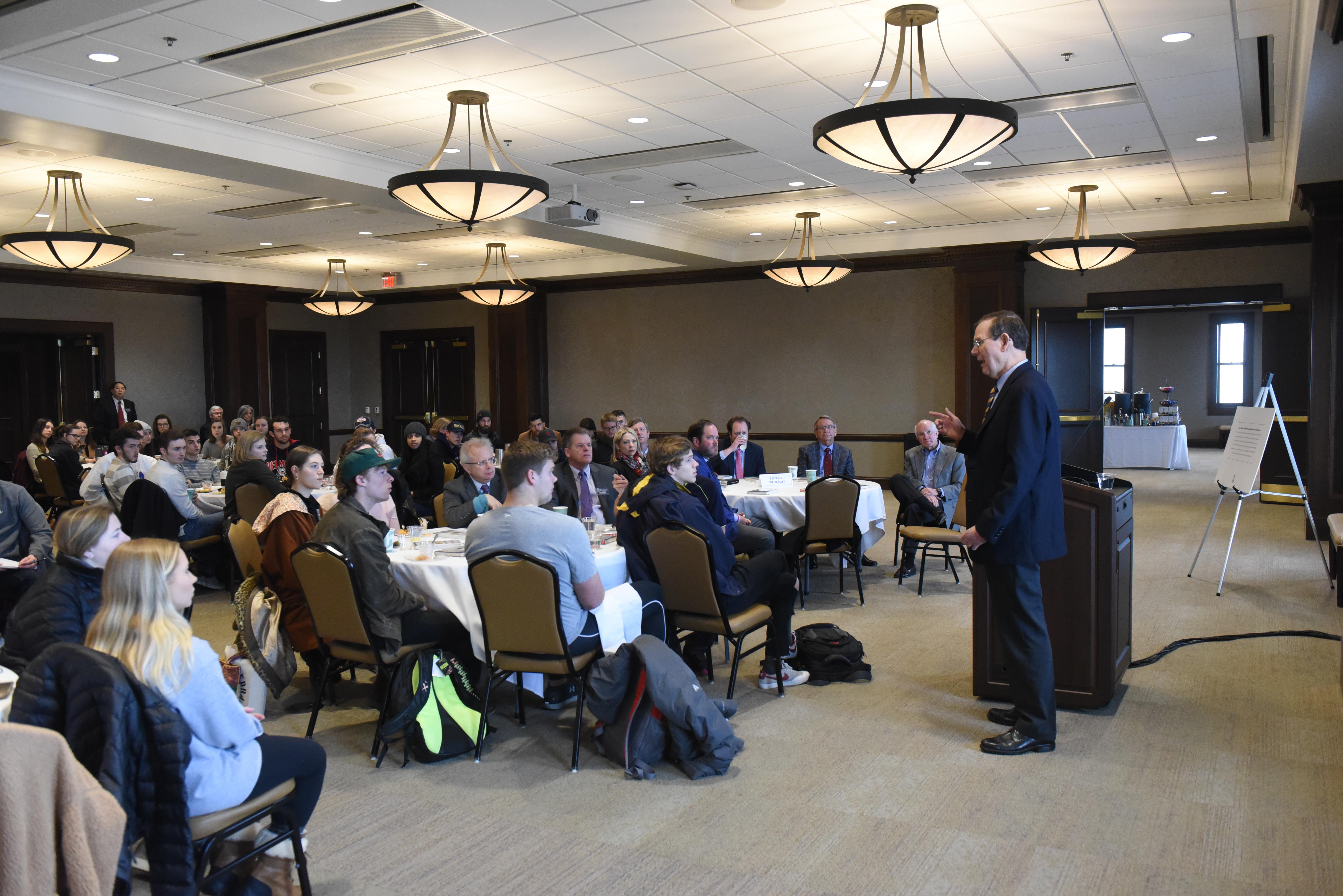 Beasley Institute for Free Enterprise Hosts First Speaker