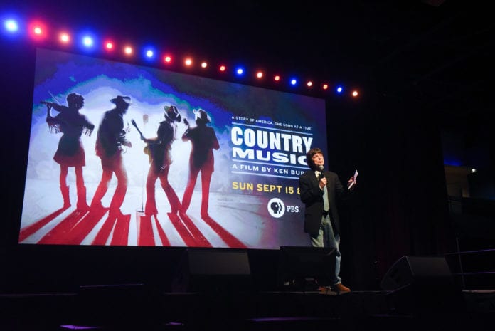 Filmmaker Ken Burns will unveil Nashvilles first public screening of Ken Burnss Country Music a highly anticipated eight-part, 16-hour documentary at Belmont University in Nashville, Tennessee, May 29, 2019.