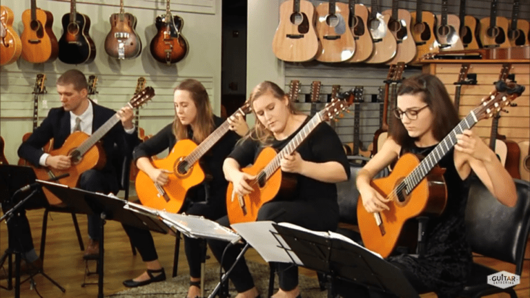 Belmont Guitar Ensemble Featured on Guitar Gathering’s Live Lesson
