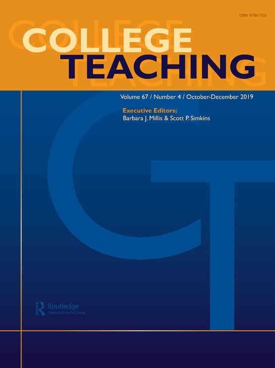 College Teaching cover College Teaching cover