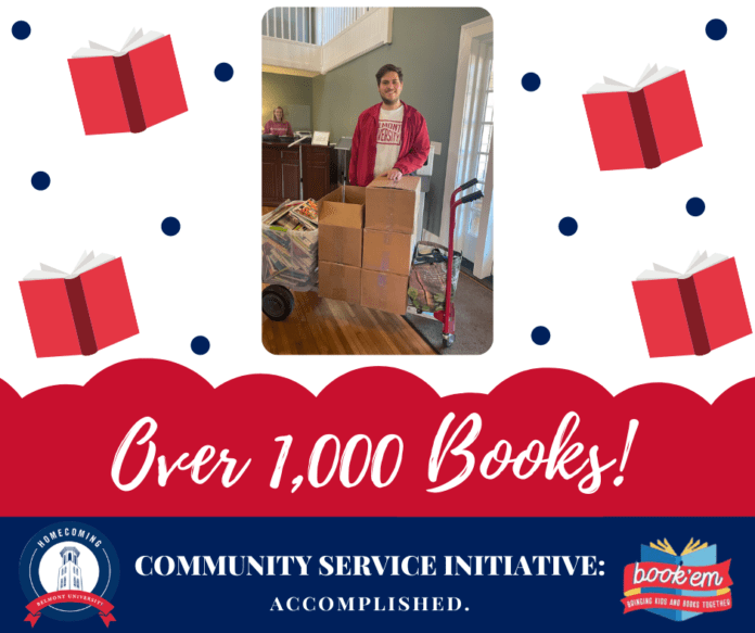 over 1,000 books